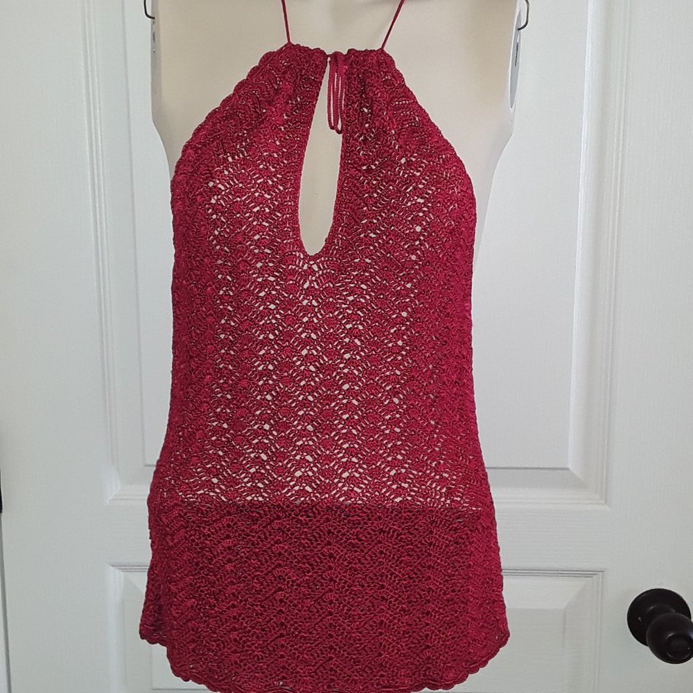 Vintage bebe halter top